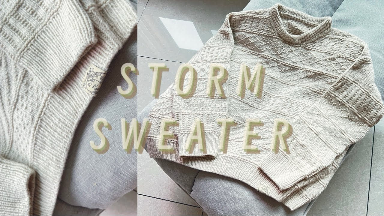 뜨개의 계절이 왔으니 스톰 스웨터 STORM SWEATER | 러닝 시작한 일상과 다른 뜨개 프로젝트 준비하기