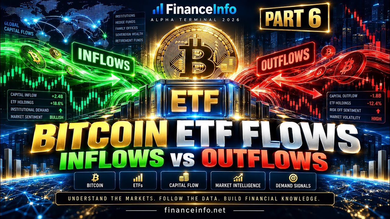 Bitcoin ETF Flows Explained | Inflows vs Outflows | FinanceInfo Part 6