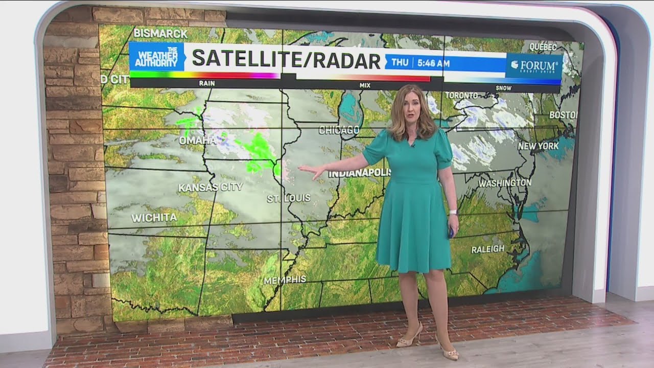 Cloudy and cool today; a new warmup coming
