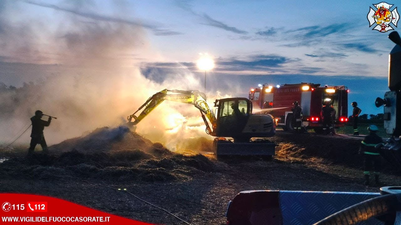 🚒🔥 INCENDIO ROTOBALLE - VIGILI DEL FUOCO 🔥🚒