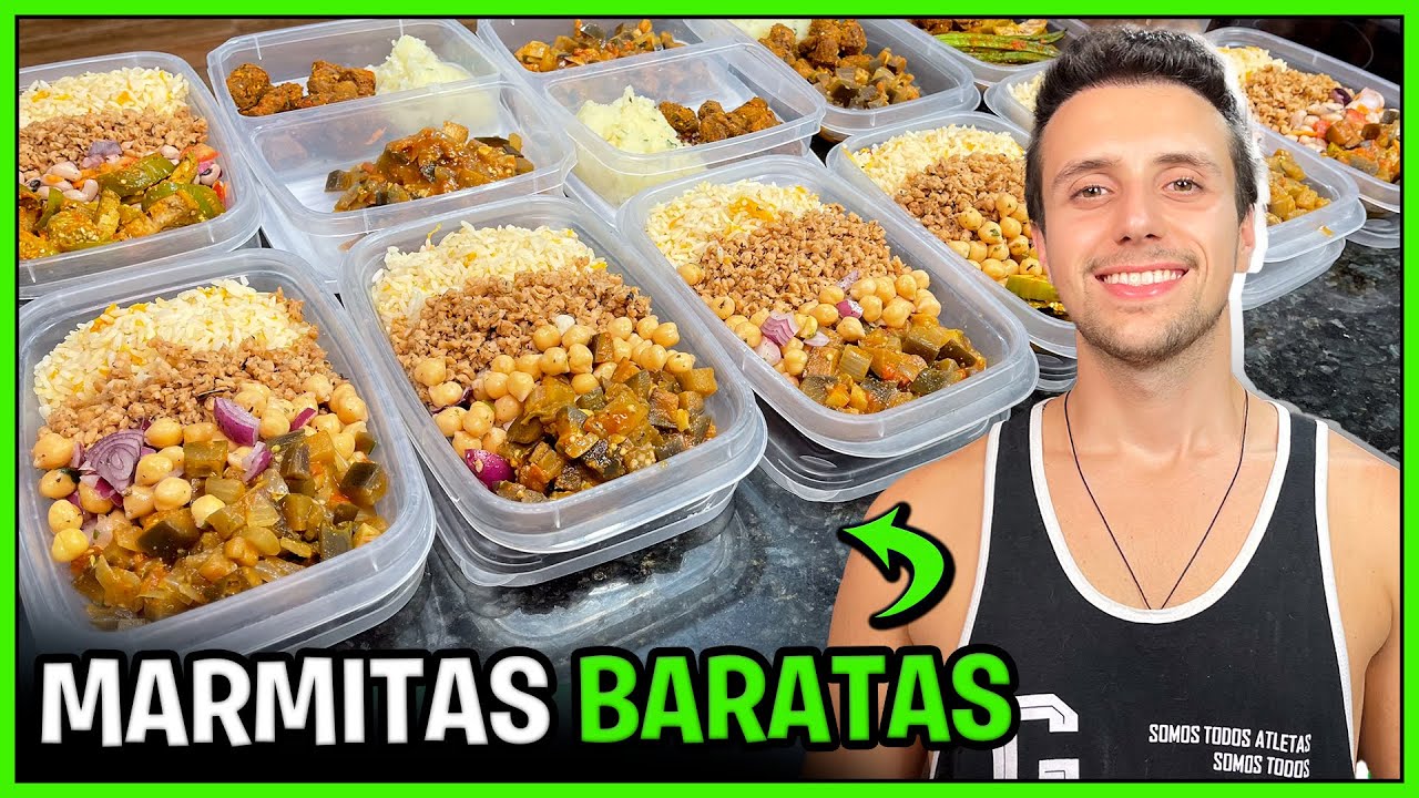 Como fazer MARMITAS VEGANAS com PROTEÍNAS e BARATAS? 🌱