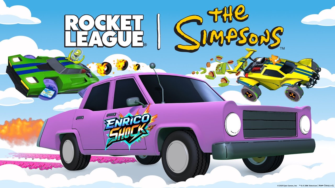Simpsons no Rocket League 🏃‍♂️‍➡️🏃‍♂️‍➡️🏃‍♂️‍➡️