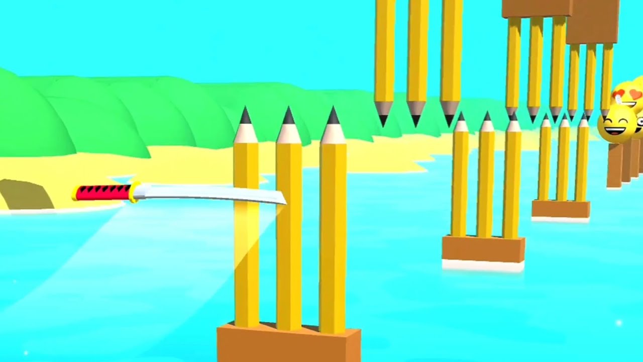 Flying Cut Gameplay! Very Satisfying and Relaxing ASMR Slicing Video