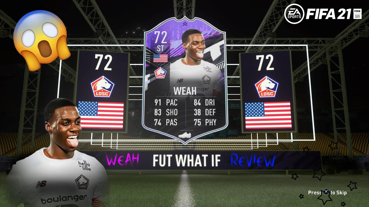 FIFA 21 WEAH WHAT IF CARD REVIEW!