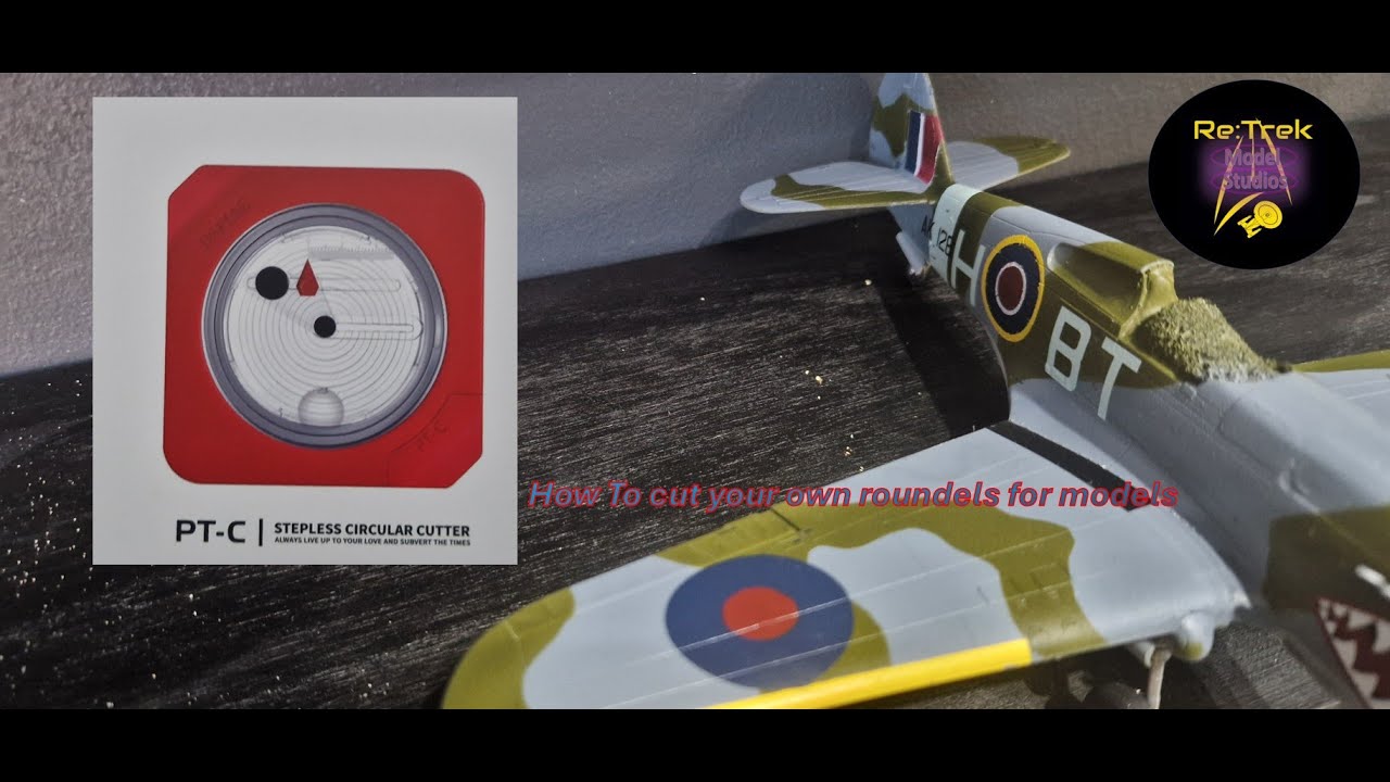 How to cut your own masks for painting roundels on models using a Dspiae Circle Cutter