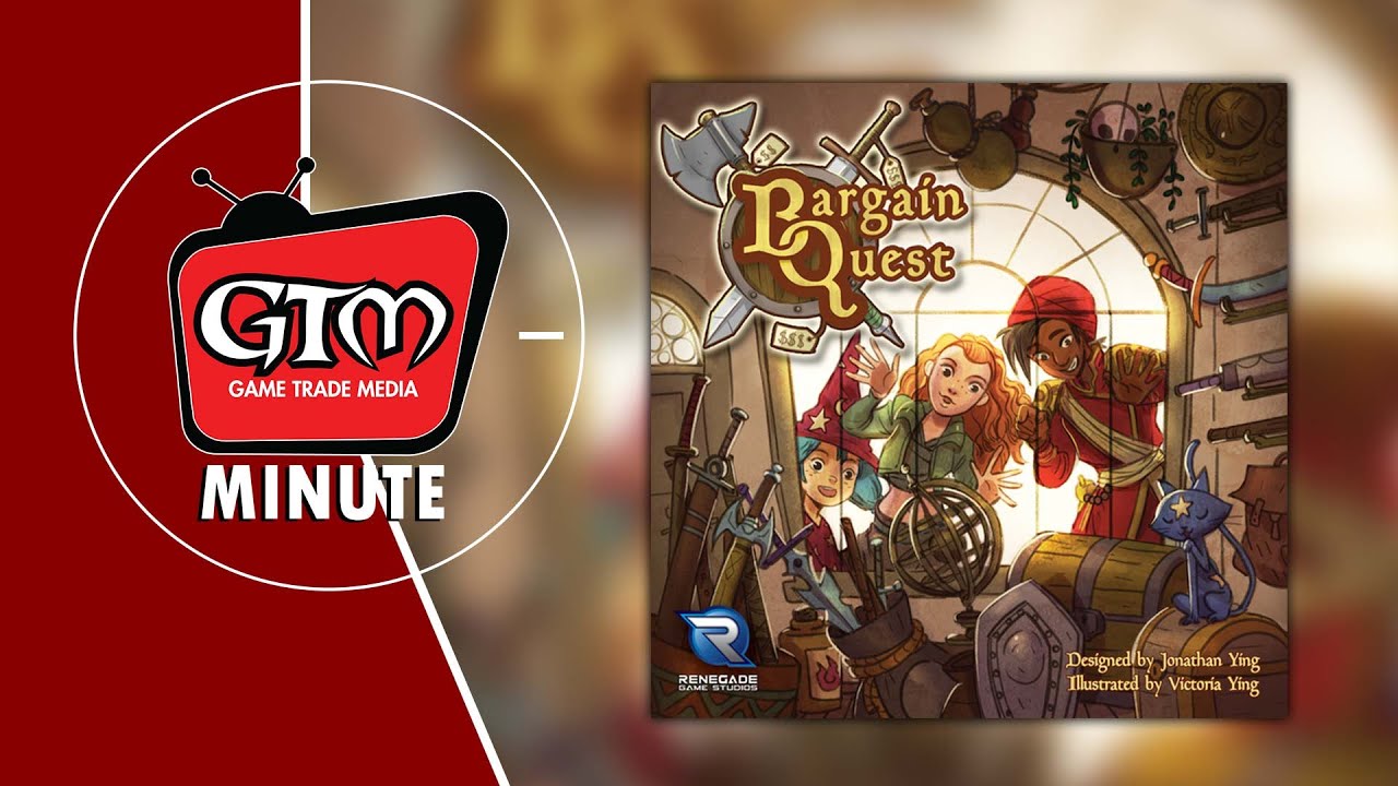 Unboxing Bargain Quest by Renegade Game Studios