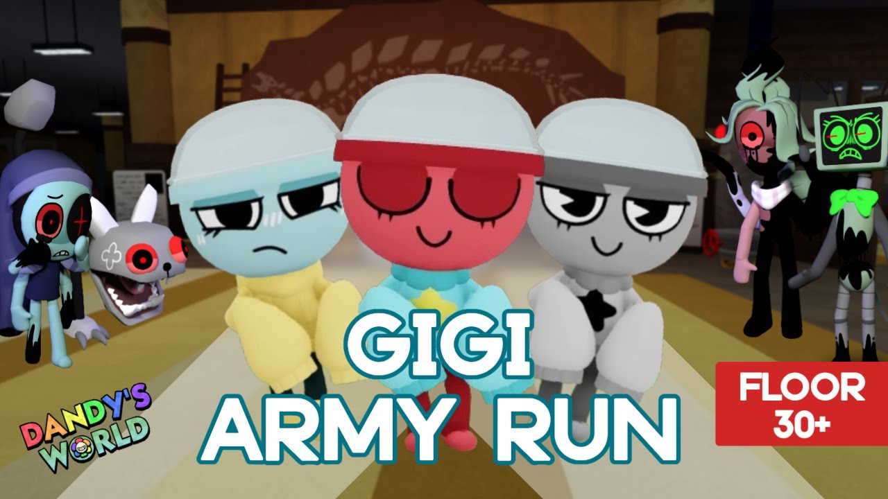 GIGI ARMY RUN DANDY'S WORLD FLOOR 30+