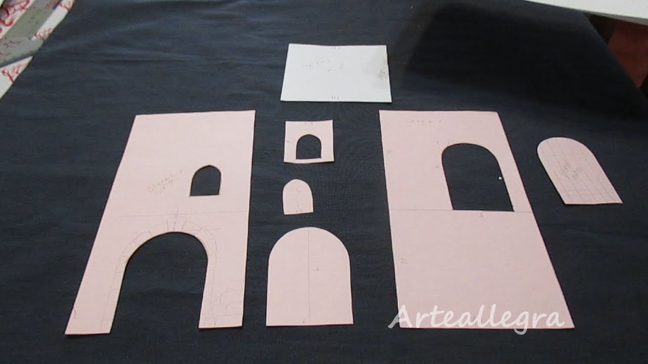 REALIZZARE UNA TORRE IN POLISTIROLO E GESSO SCHEMA:  per modellismo, presepe e diorama 2/4