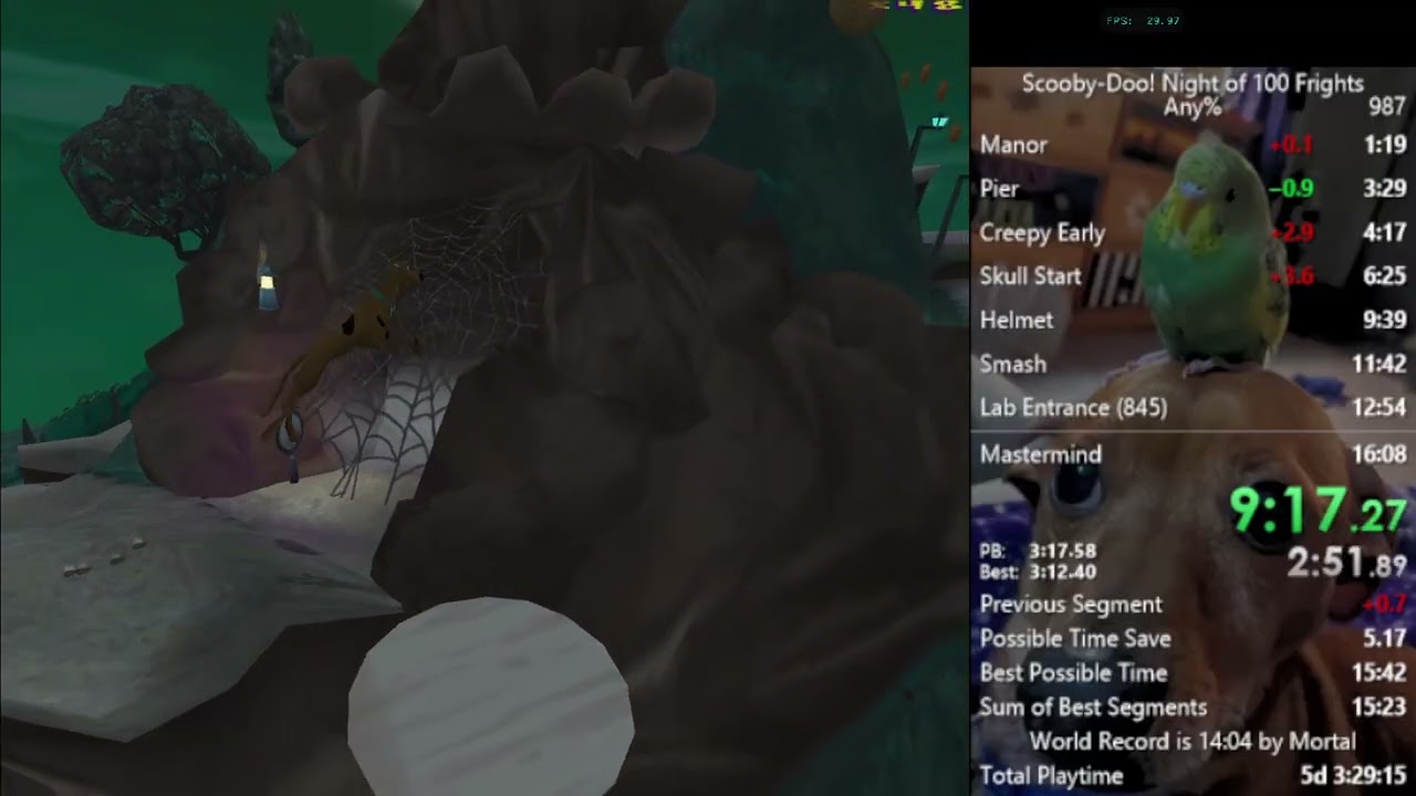 Scooby-Doo: N100F Any% in 15:51 (PB)