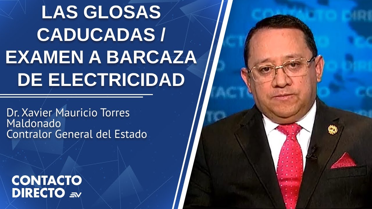 Entrevista con Xavier Mauricio Torres - Contralor General del Estado | Contacto Directo | Ecuavisa