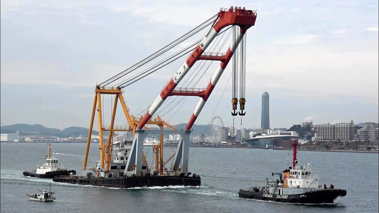 深田サルベージ建設起重機船 伊豆＋鳴門丸 / IZU - Fukada Salvage & Marine Works floating crane - 2020