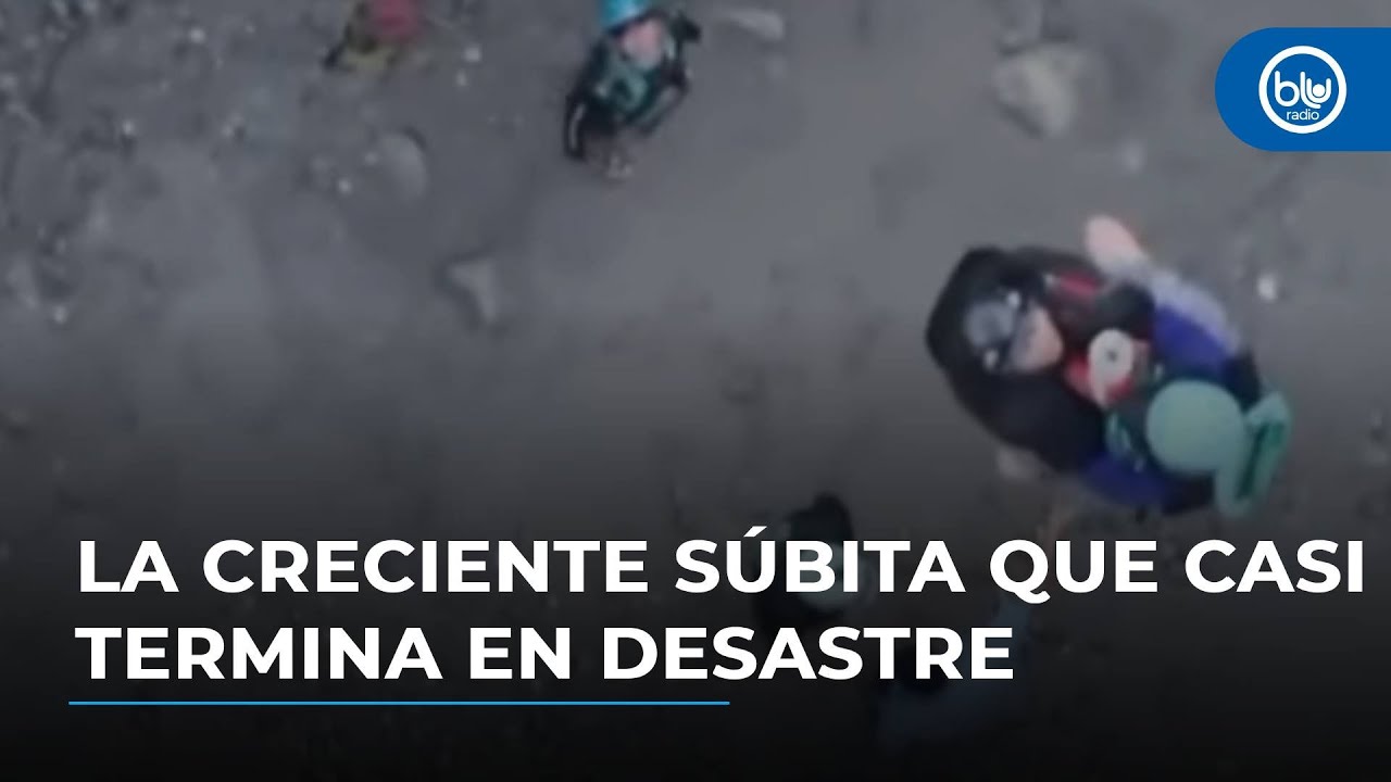 Lluvias intensas provocan evacuación masiva en río Güejar: así fue el rescate en helicóptero