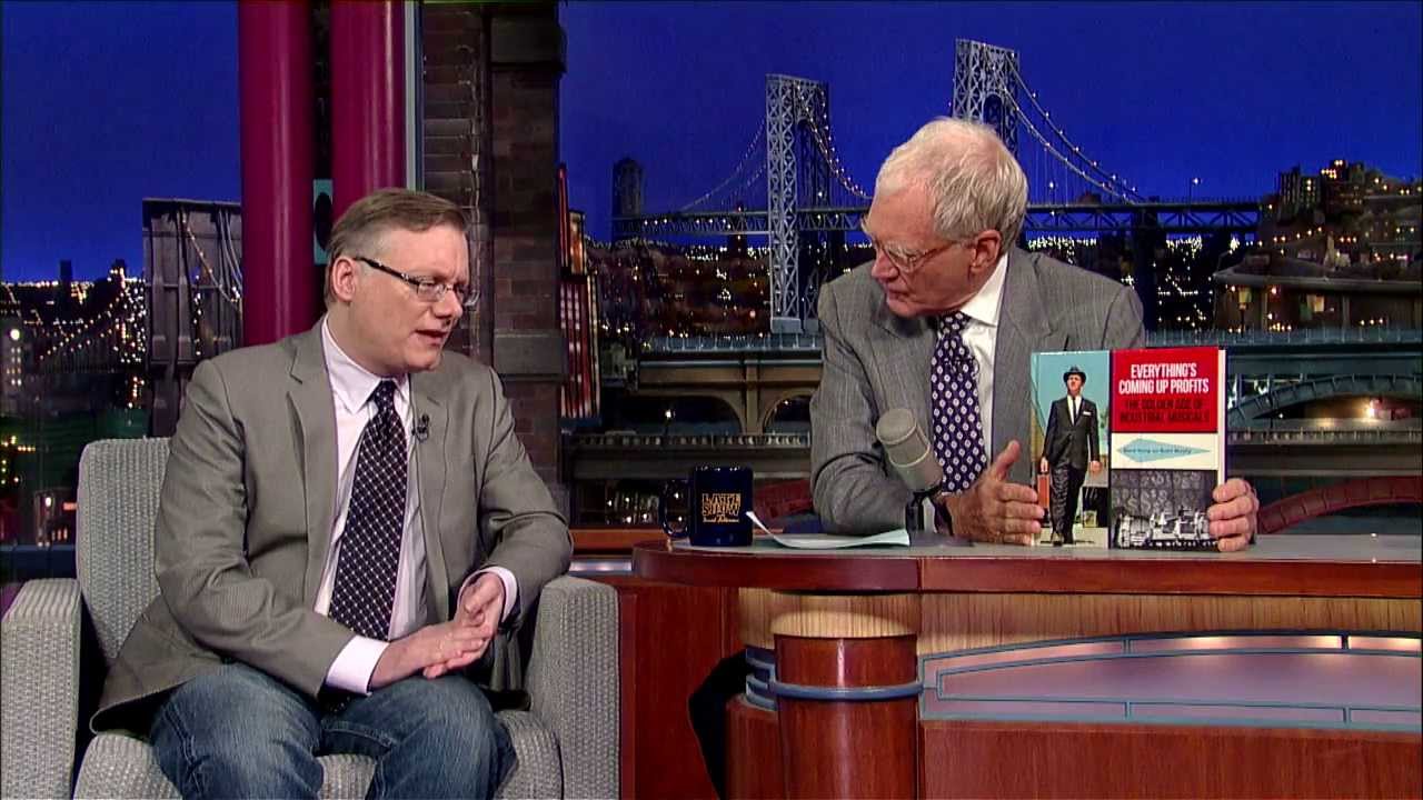 Steve Young Industrial Musicals segment on the Late Show