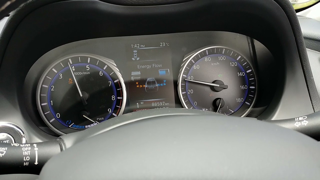 Skyline 350GT Hybrid 0-120 kmh