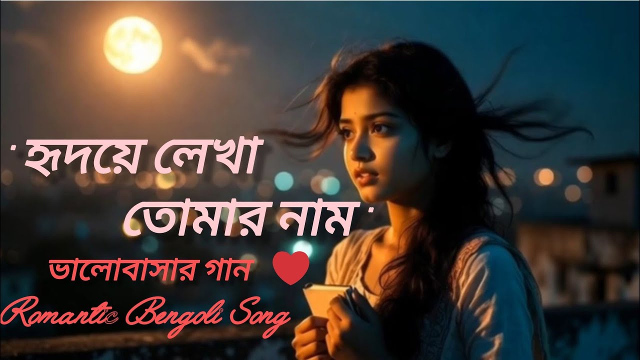 হৃদয়ে লেখা তোমার নাম | বাংলা রোমান্টিক গান |#banglagaan #love #music #vairal #song 