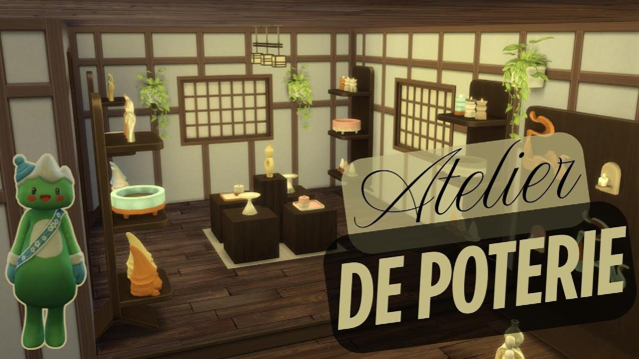 Un atelier de POTERIE traditionnel🫖 | Un Mont Komorebi comme au Japon ⛩️ | Sims 4 Business & Loisirs