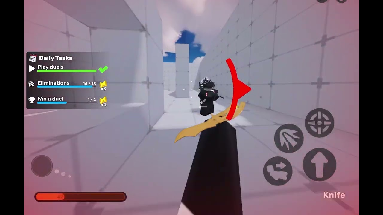 Just playing with my friend