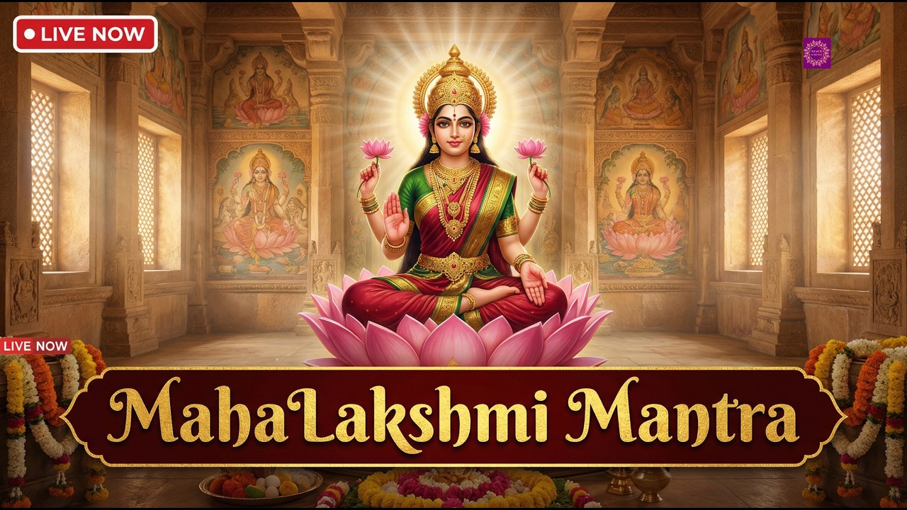 Mahalaxmi Maa Mantra 108 Times Live | महालक्ष्मी नमस्तुभ्यं | Powerful Lakshmi Mantra for Wealth