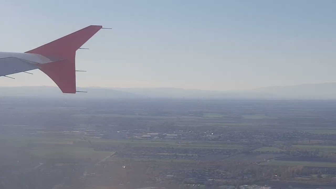 Landing at Vienna Airport and Flying Over the Beautiful City of Vienna