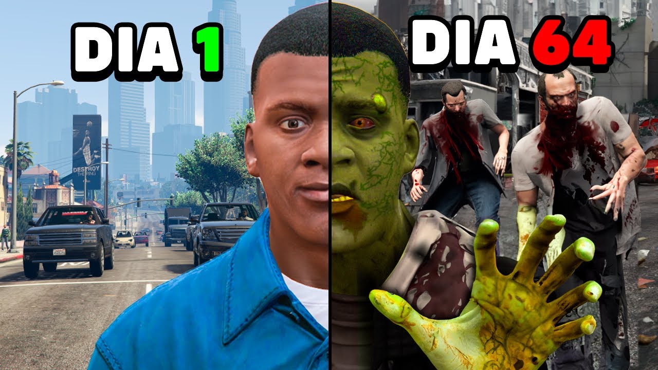 Me Convert&iacute; en un Zombie en GTA 5