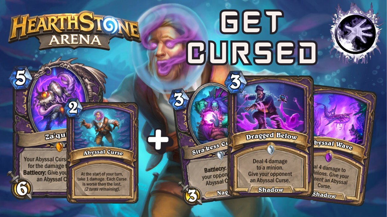 The Best Curse Deck Ever! | Warlock Hearthstone Arena Underground
