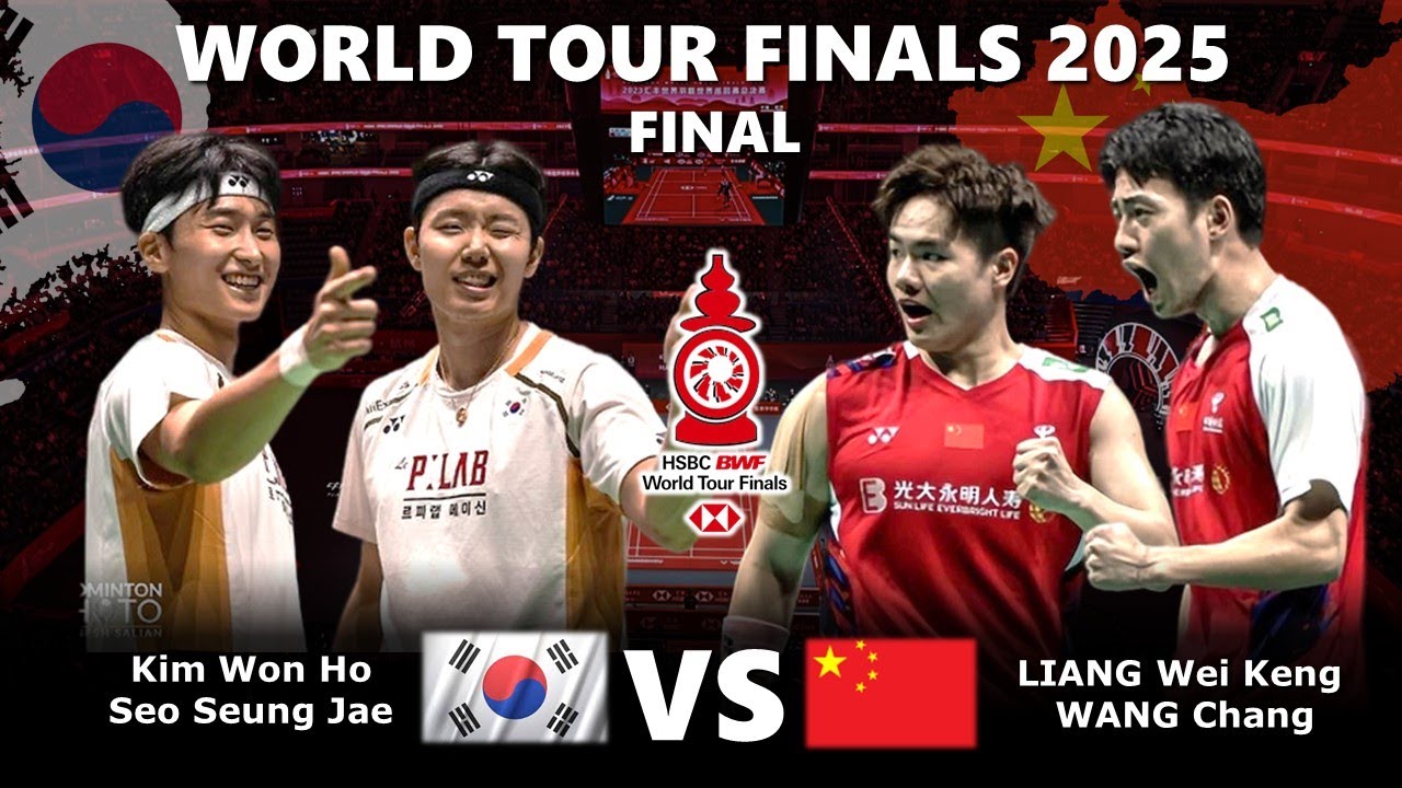 FINAL‼️KIM Won Ho / SEO Seung Jae vs LIANG Wei Keng / WANG Chang | World Tour Finals Badminton 2025
