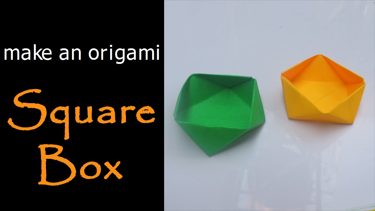 @ Make an Origami Square Box #2