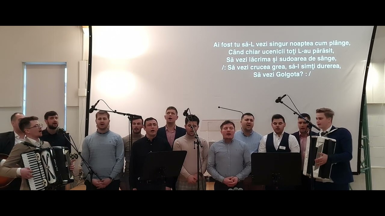 Ai fost tu sa-l vezi cum se roaga-n gradina Grupul de frati A&O Londra