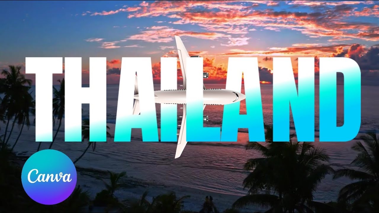 Weave Through Text Using Canva