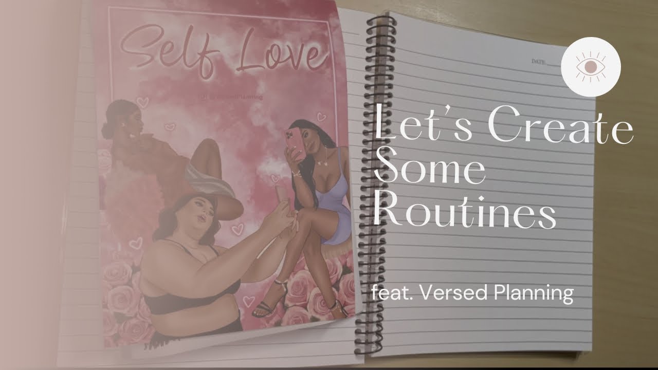 Let&rsquo;s Talk Routines featuring Versed Planning || Self Love Stickerbook || Just Joia