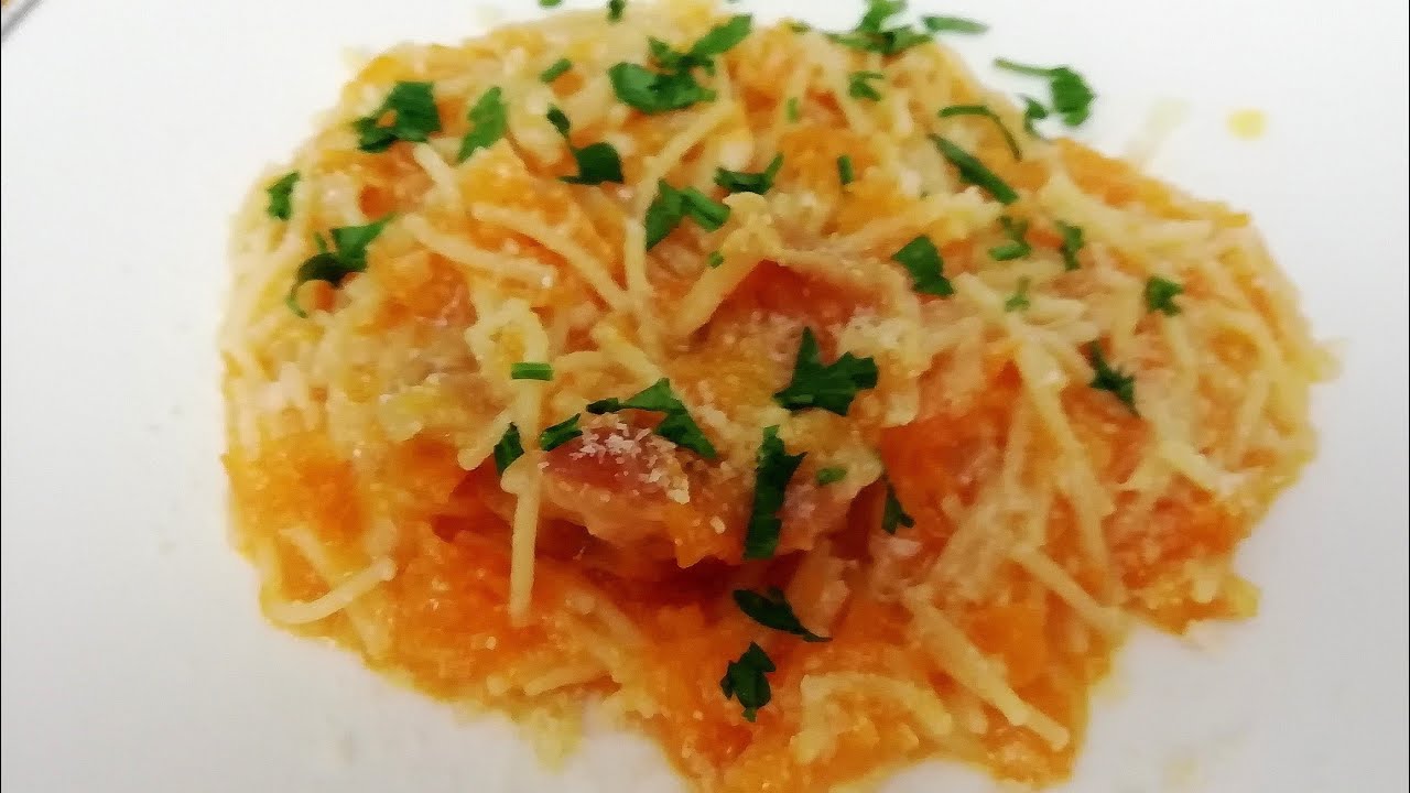 PASTA E ZUCCA - ricetta napoletana della past e cucozza - Le ricette di zia Franca