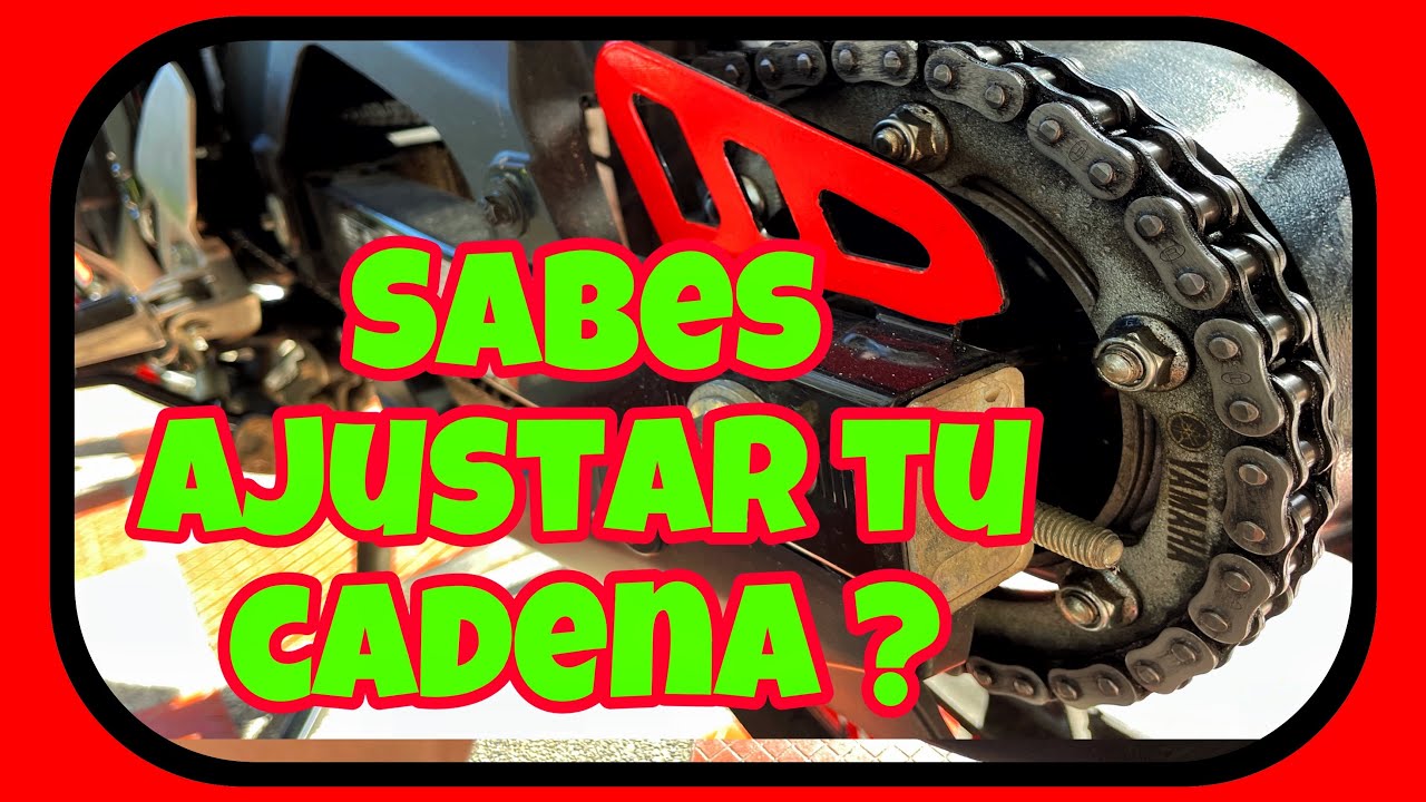 Sabes ajustar tu cadena ?