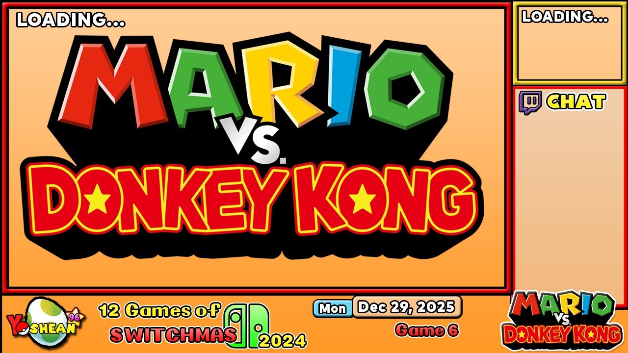 [#6] Let's-a-Key! | #12GamesofSwitchmas2024 | Game 6: Mario vs Donkey Kong (2024) (12/29/25)