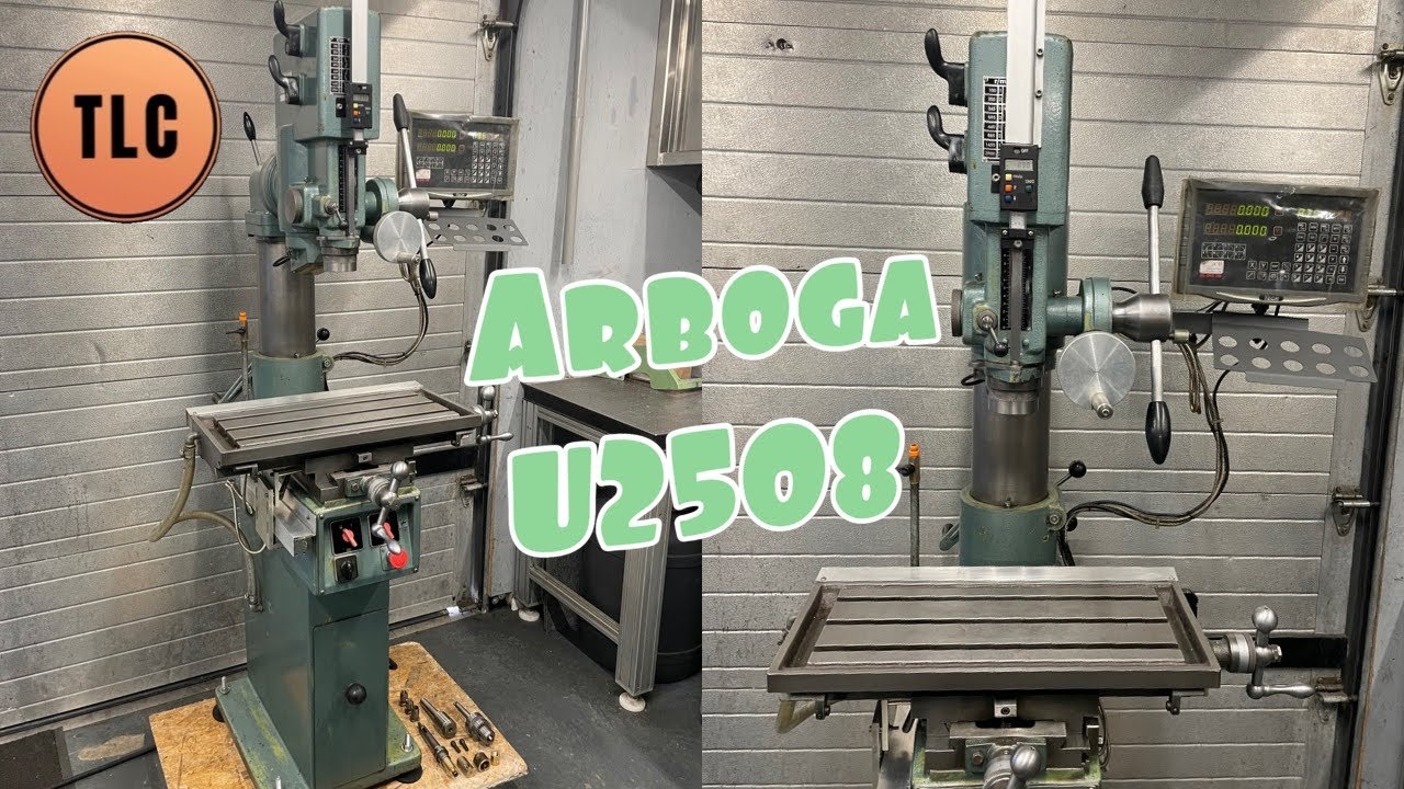 Arboga U2508 Drill-Mill DRO Milling Machine Drill Press Fr&auml;smaschine Fr&auml;smaskin