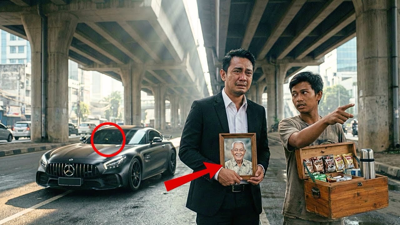 “PAK,AYAHMU MASIH HIDUP&TINGGAL DIKOLONG JEMBATAN SAMA SAYA”Tukang Kopi Selamatkan Hidup Miliarder
