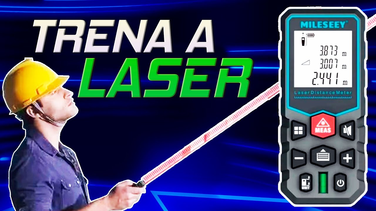 MELHOR TRENA LASER! 120 Metros Com SOMA e BARATA! Mileseey X5