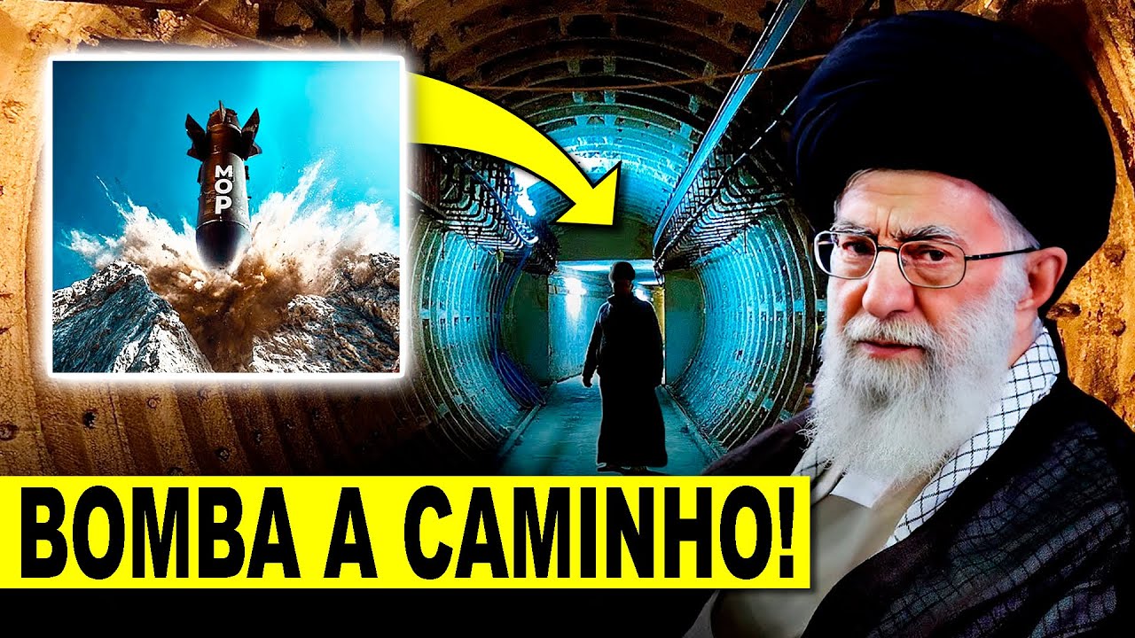 É assim que os EUA planejam explodir o BUNKER de Ali Khamenei - A BOMBA GBU-57!