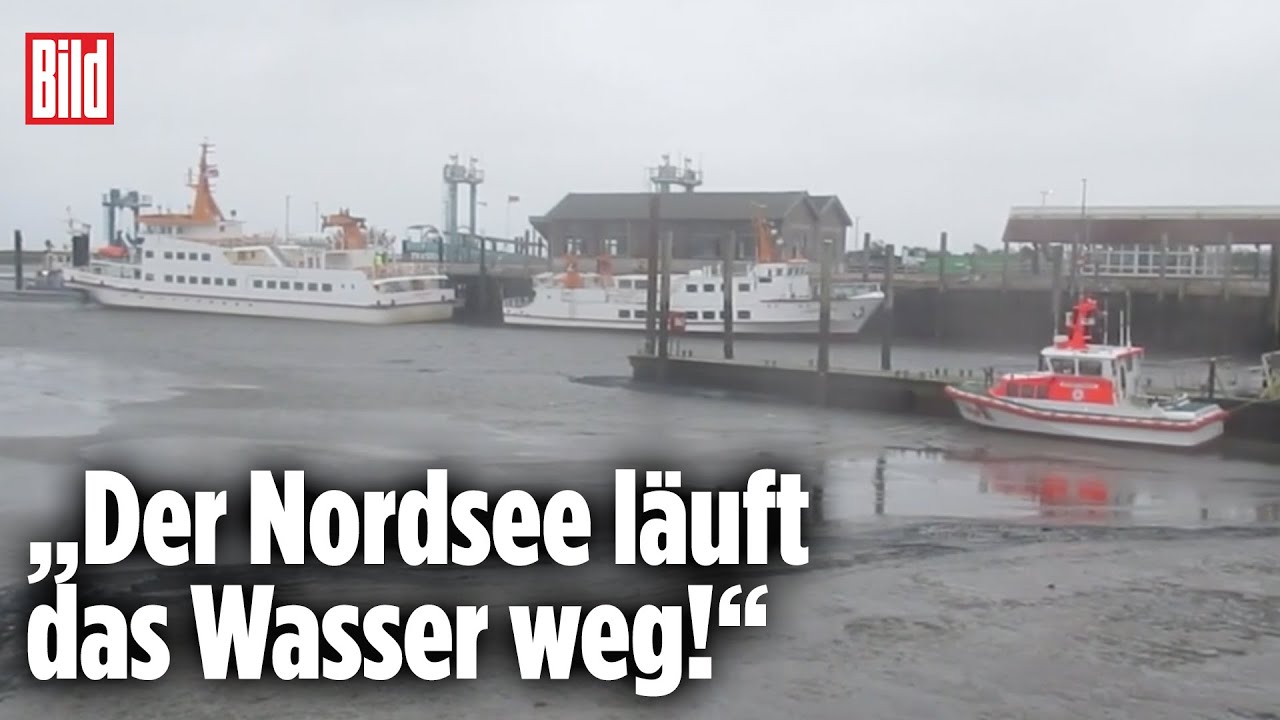 Extrem-Wetter: Nordsee liegt plötzlich trocken