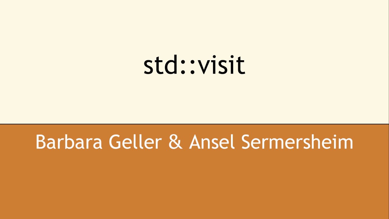 std::visit