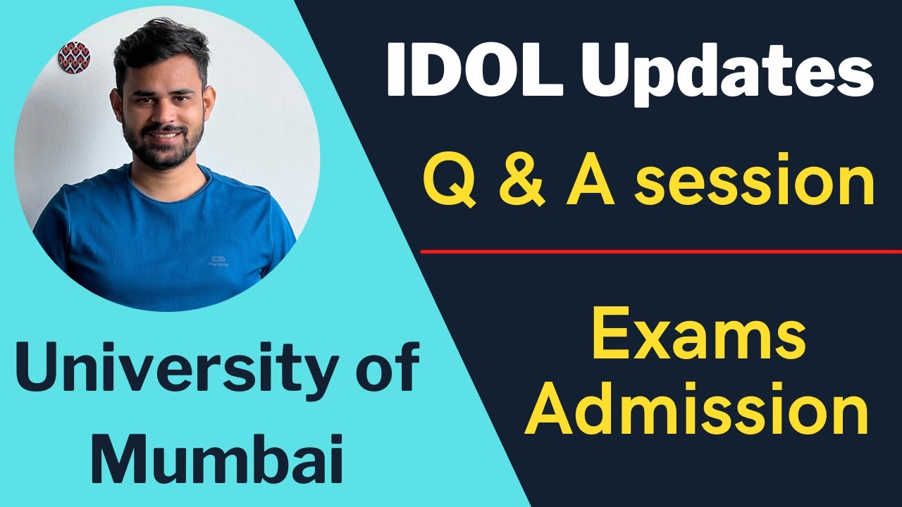 Q &A Session IDOL Mumbai University @Imaduddin Educare