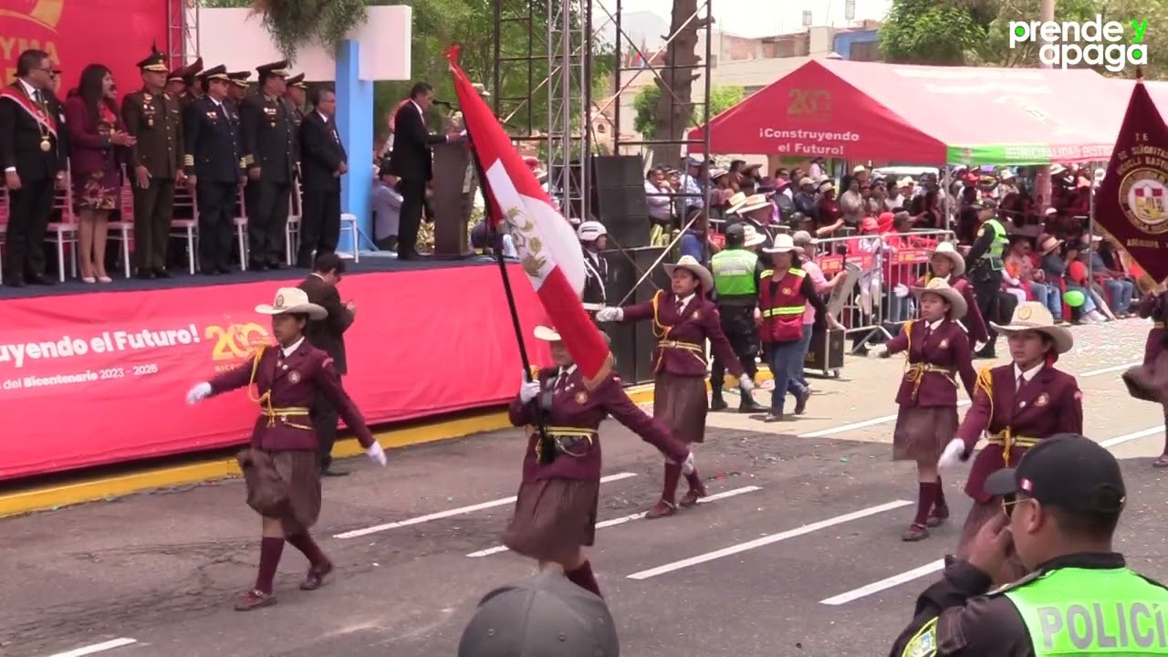 #Arequipa || 👏 Desfile Colegio Micaela Bastidas 👏 - 200 años de Cayma (2023)
