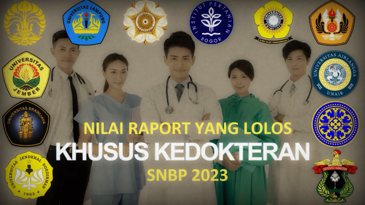 KHUSUS KEDOKTERAN. NILAI RATA RATA RAPORT DAN NILAI RAPORT YANG PERNAH LOLOS DI JURUSAN KEDOKTERAN