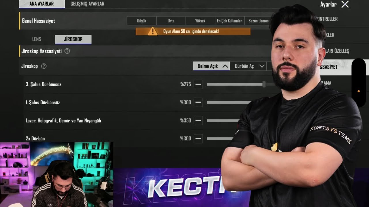 ULF KECTH PUBG NEW 4.4 Sensitivity & Control Code | Turkish🇹🇷 Best PRO IGL Sensitivity | PMGO FMVP 