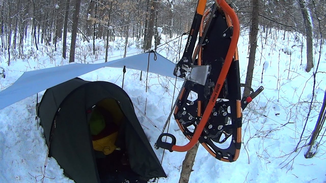 Solo Winter Camping in Canada, Algonquin Park 2016, Christmas Holidays!