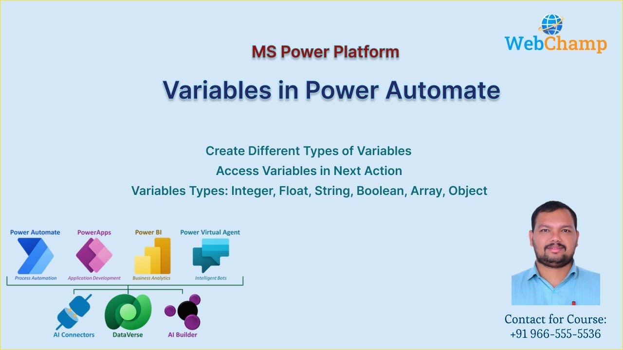 Power Automate 6: Power Automate Variables Explained | Initialize, Set, and Use Variables Easily