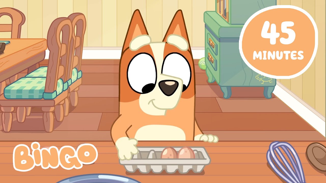 🔴LIVE: Food Games with Bingo 😋 | Bluey Cooking Fun | Bingo