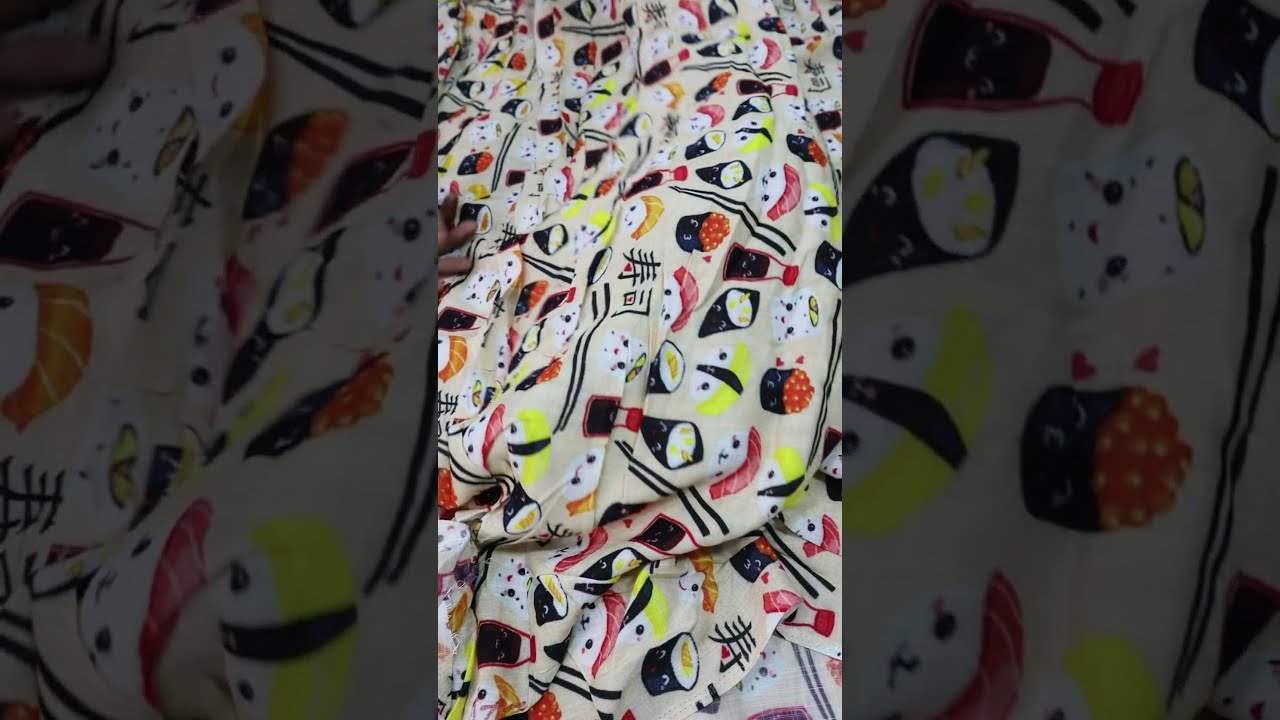 Rayon fabric Export Quality Fabric for baby swaddle soft fabric for baba dresses custom printing