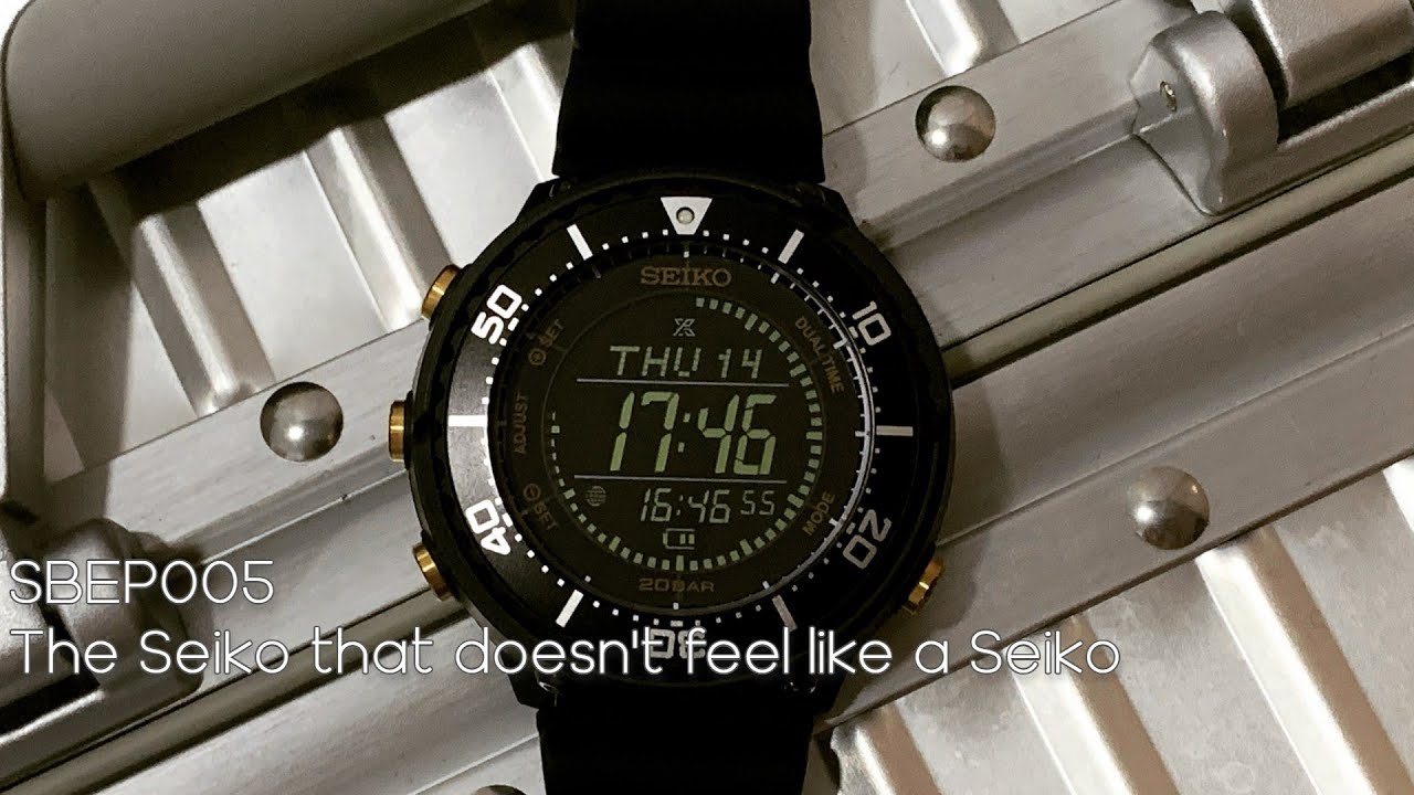 Seiko Digital Tuna SBEP005 - is it really a Seiko Tuna?
