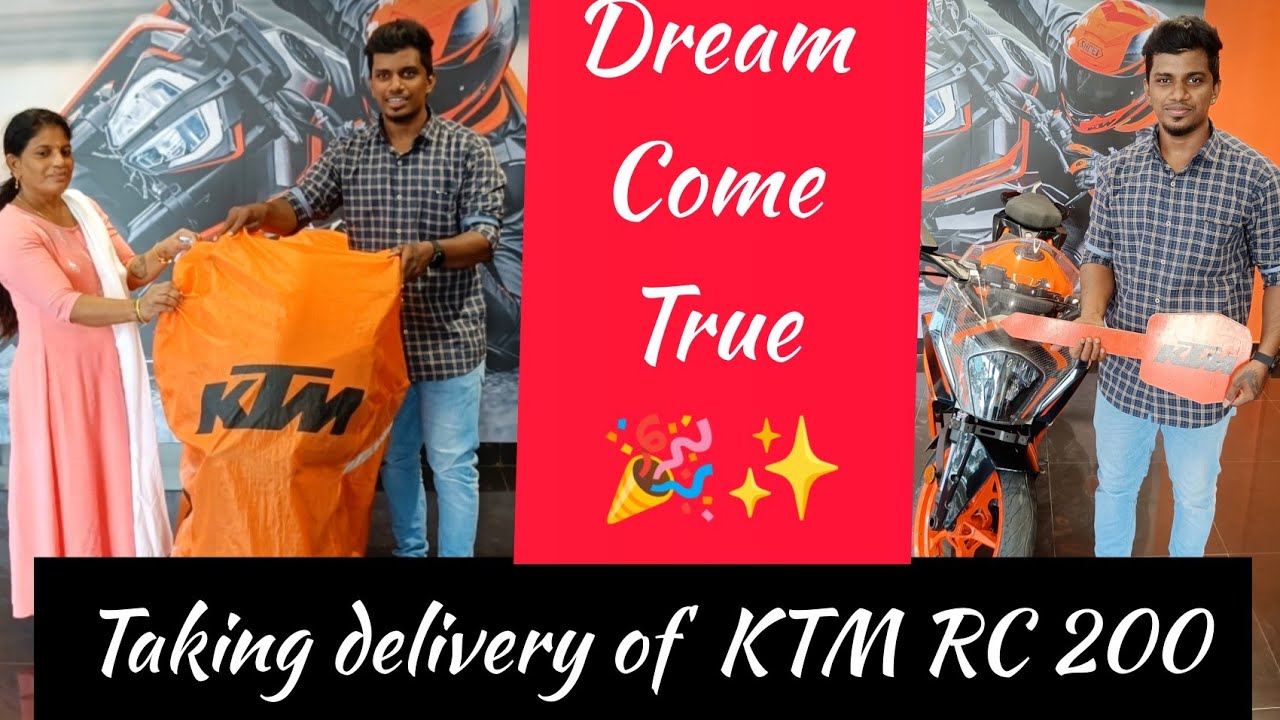 KTM RC 200 BS6 new model 2022 | Delivery of the New generation RC200 ❤️ #ktmrc200 #tamil