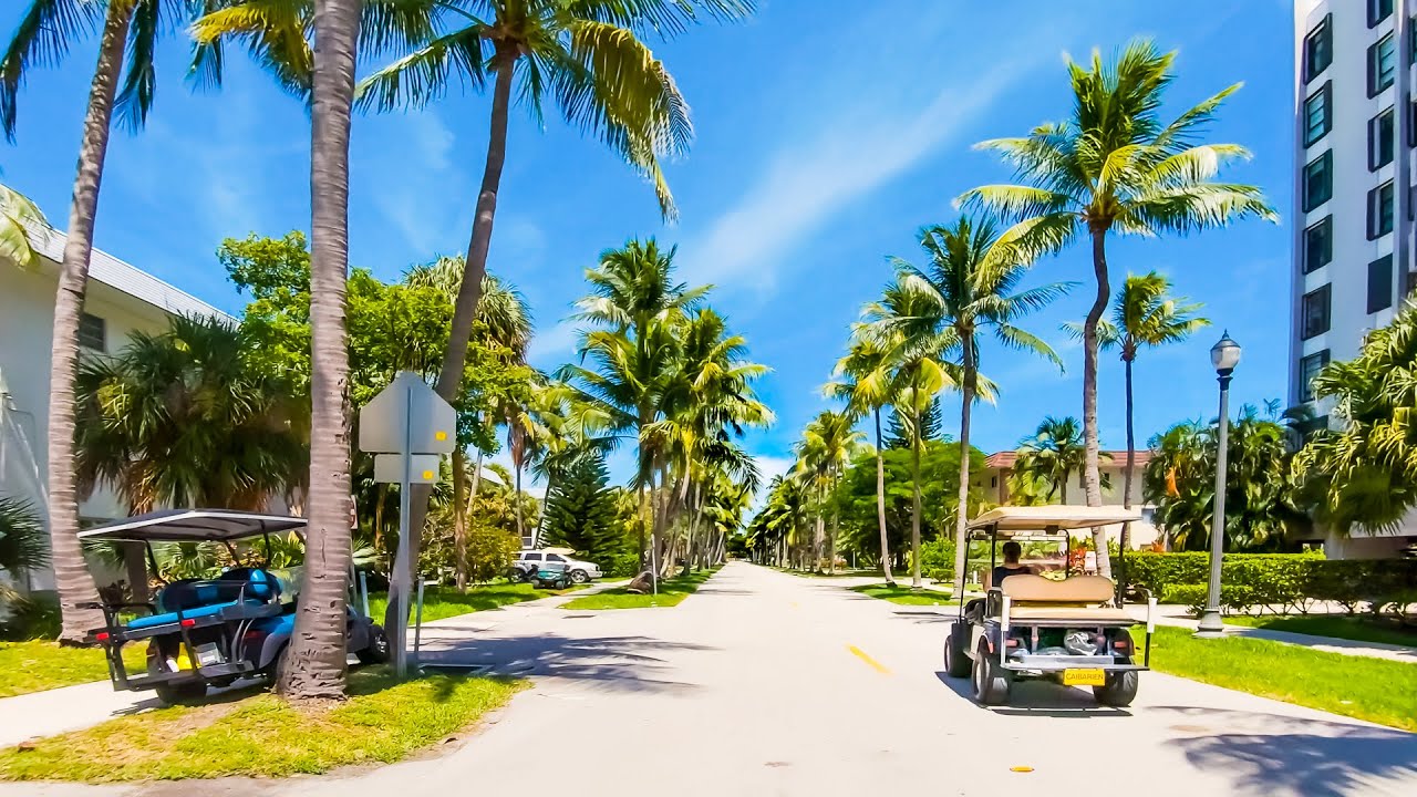 Driving In Miami 4K | Key Biscayne Miami Florida | USA Road Trip